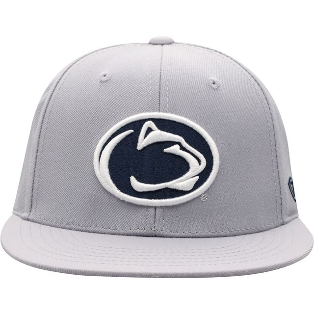 Chapeau ajusté Nittany Lions gris Penn State pour hommes Top of the World