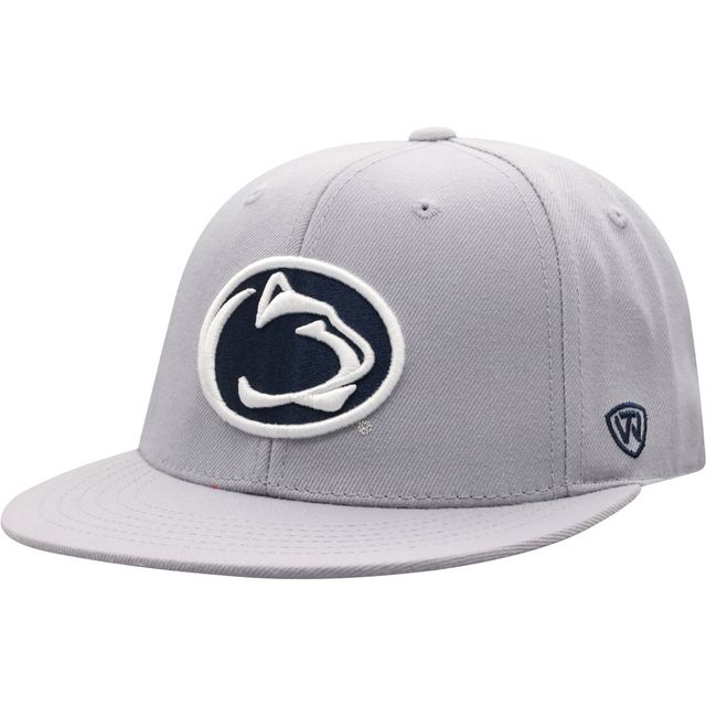 Chapeau ajusté Nittany Lions gris Penn State pour hommes Top of the World