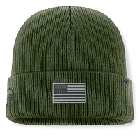 Men's Top of the World Green Penn State Nittany Lions OHT Military Appreciation Badge Cuffed Knit Hat