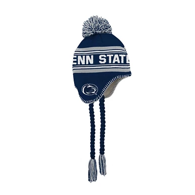 Bonnet tricoté à pompon Penn State Nittany Lions bleu marine fanatiques pour tout-petits