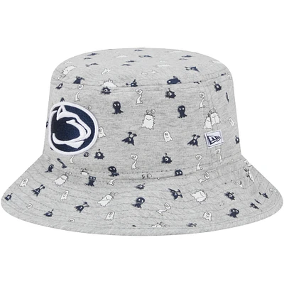 Toddler New Era  Heather Gray Penn State Nittany Lions Critter Bucket Hat