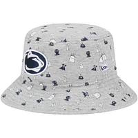 Toddler New Era  Heather Gray Penn State Nittany Lions Critter Bucket Hat