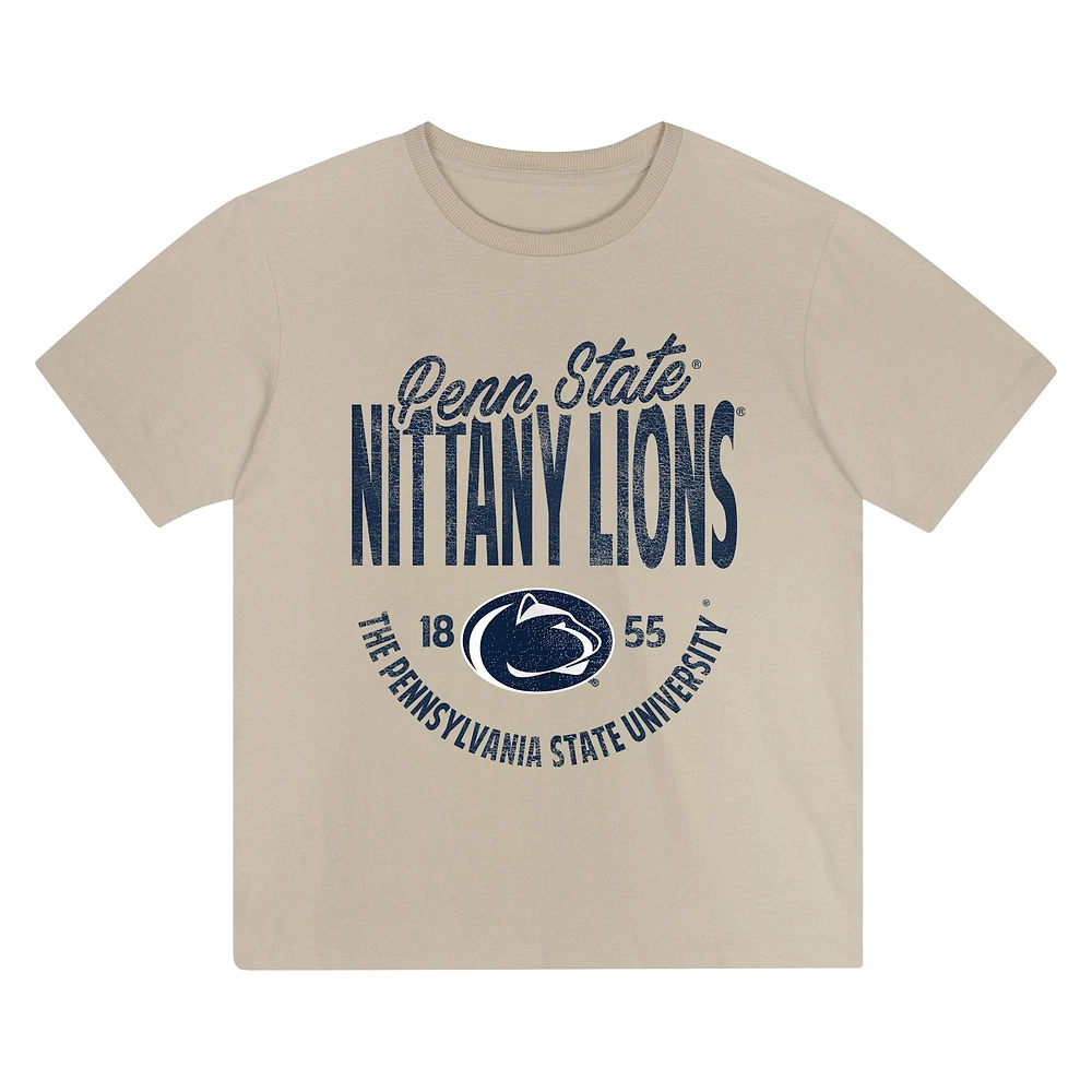 Toddler Tan Penn State Nittany Lions News Flash T-Shirt