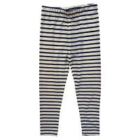 Toddler Wes & Willy  Penn State Nittany Lions Long Sleeve Top and Striped Tri-Blend Leggings Set