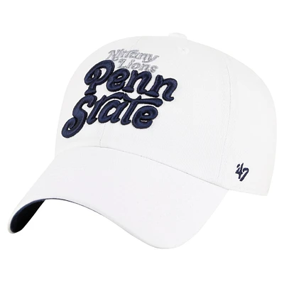 V111020 PennSt NCAA 47B FA24 CHAPEAU DE NETTOYAGE POUR FEMMES PENSACOLA C-PNSCA41GWS-WH #15