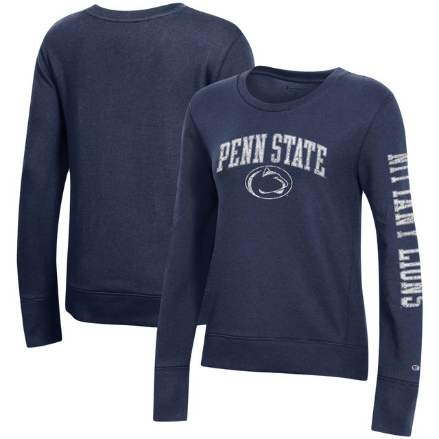 Sweat-shirt en molleton Champion Navy Penn State Nittany Lions University 2.0 pour femme