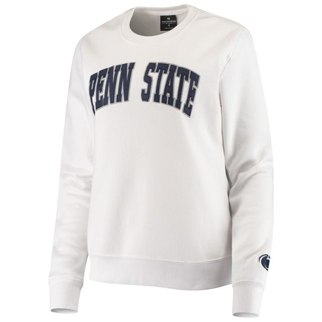 Sweat-shirt Colosseum White Penn State Nittany Lions Campanile pour femmes