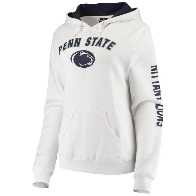 Sweat à capuche Colosseum White Penn State Nittany Lions Loud and Proud pour femme