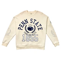 Women's Gameday Couture Cream Penn State Nittany Lions Slay Pullover Sweatshirt