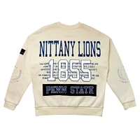 Women's Gameday Couture Cream Penn State Nittany Lions Slay Pullover Sweatshirt