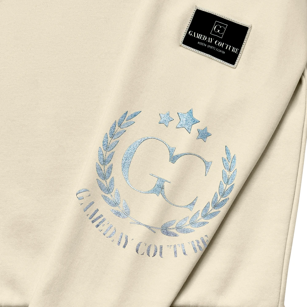 Women's Gameday Couture Cream Penn State Nittany Lions Slay Pullover Sweatshirt