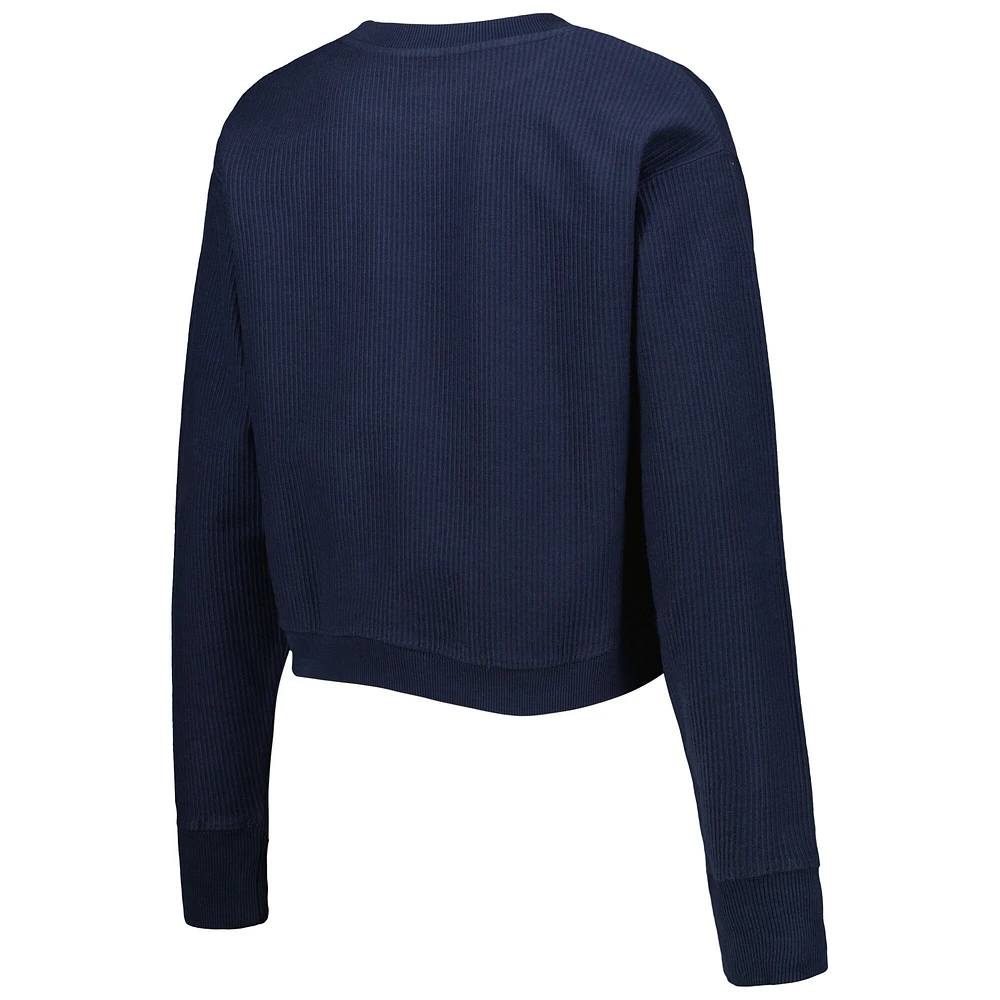 Women's League Collegiate Wear Navy Penn State Nittany Lions Classic Campus Corded Timber Sweatshirt