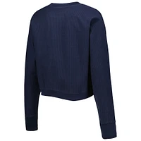 Women's League Collegiate Wear Navy Penn State Nittany Lions Classic Campus Corded Timber Sweatshirt