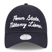 Women's New Era Navy Penn State Nittany Lions Script 9TWENTY Adjustable Hat