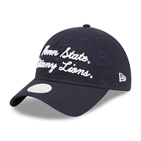 Women's New Era Navy Penn State Nittany Lions Script 9TWENTY Adjustable Hat
