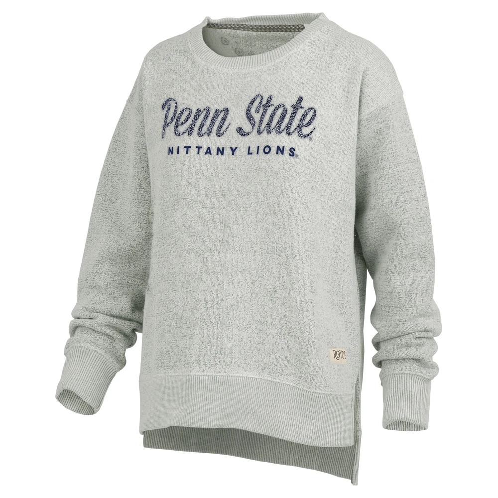 Women's Pressbox Heather Gray Penn State Nittany Lions Torrington Pullover Sweatshirt