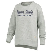 Women's Pressbox Heather Gray Penn State Nittany Lions Torrington Pullover Sweatshirt