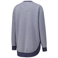 Women's Pressbox Navy Penn State Nittany Lions Ponchoville Pullover Sweatshirt