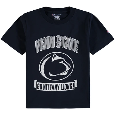 Champion de la jeunesse Navy Penn State Nittany Lions Strong Mascot T-shirt