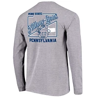 Youth Gray Penn State Nittany Lions Retro Script Long Sleeve T-Shirt