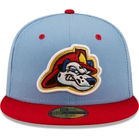 Men's New Era Light Blue Peoria Chiefs Authentic Collection 59FIFTY Fitted Hat