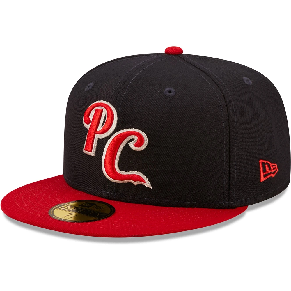 NWE PCHIEF NAVY ALT MIB AUTHENTIC COLLECTION 59FIFTY HATMENHIC