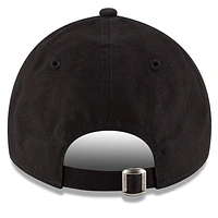 Men's New Era Black Petty GMS Motorsports Enzyme Washed 9TWENTY Adjustable Hat