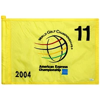 Event-Used #11 Yellow Pin Flag from The American Express Championship on September 30th to October 3rd 2004