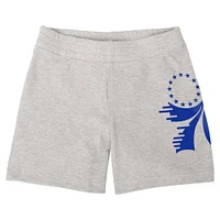 Infant Royal/Red/Gray Philadelphia 76ers Bank Shot Bodysuit, Hoodie T-Shirt & Shorts Set