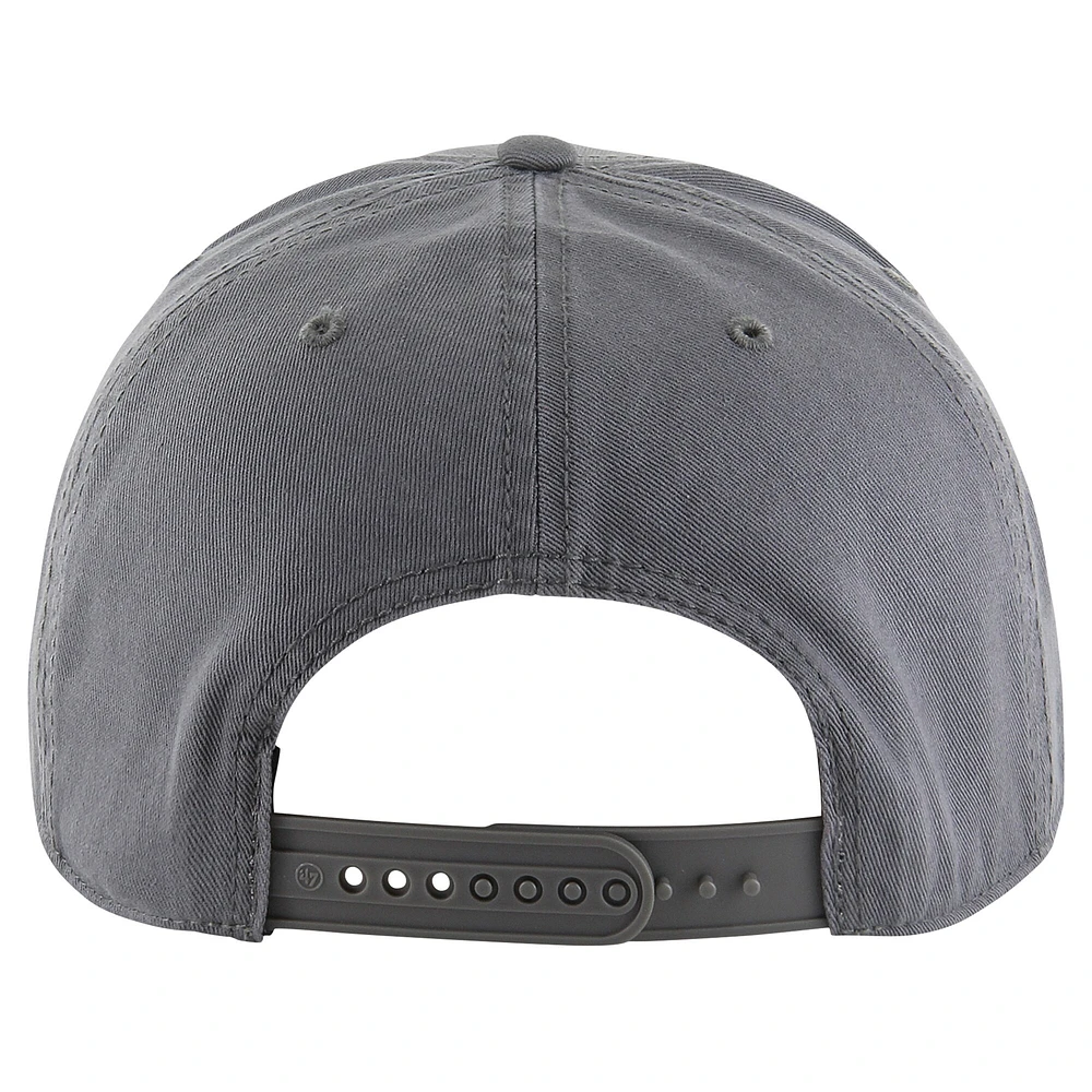 Men's '47  Charcoal Philadelphia 76ers Canyon Ranchero Hitch Adjustable Hat