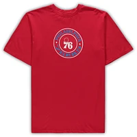 Men's Concepts Sport Red/Royal Philadelphia 76ers Big & Tall T-Shirt Shorts Sleep Set