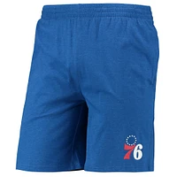 Men's Concepts Sport Royal/Red Philadelphia 76ers T-Shirt & Shorts Sleep Set