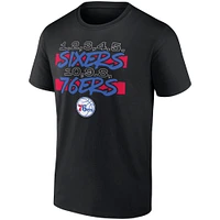Men's Fanatics Black Philadelphia 76ers Count Hometown Collection T-Shirt