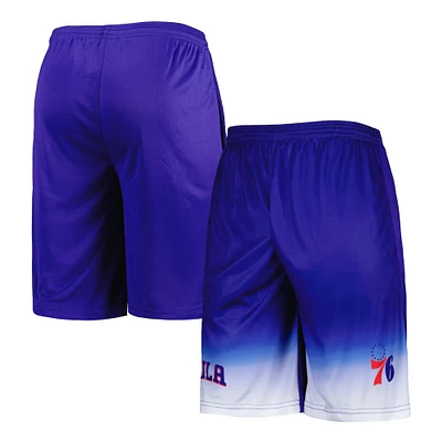 Men's Fanatics Royal Philadelphia 76ers Big & Tall Fadeaway Shorts