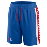 Men's Fanatics Royal Philadelphia 76ers Referee Iconic Mesh Shorts