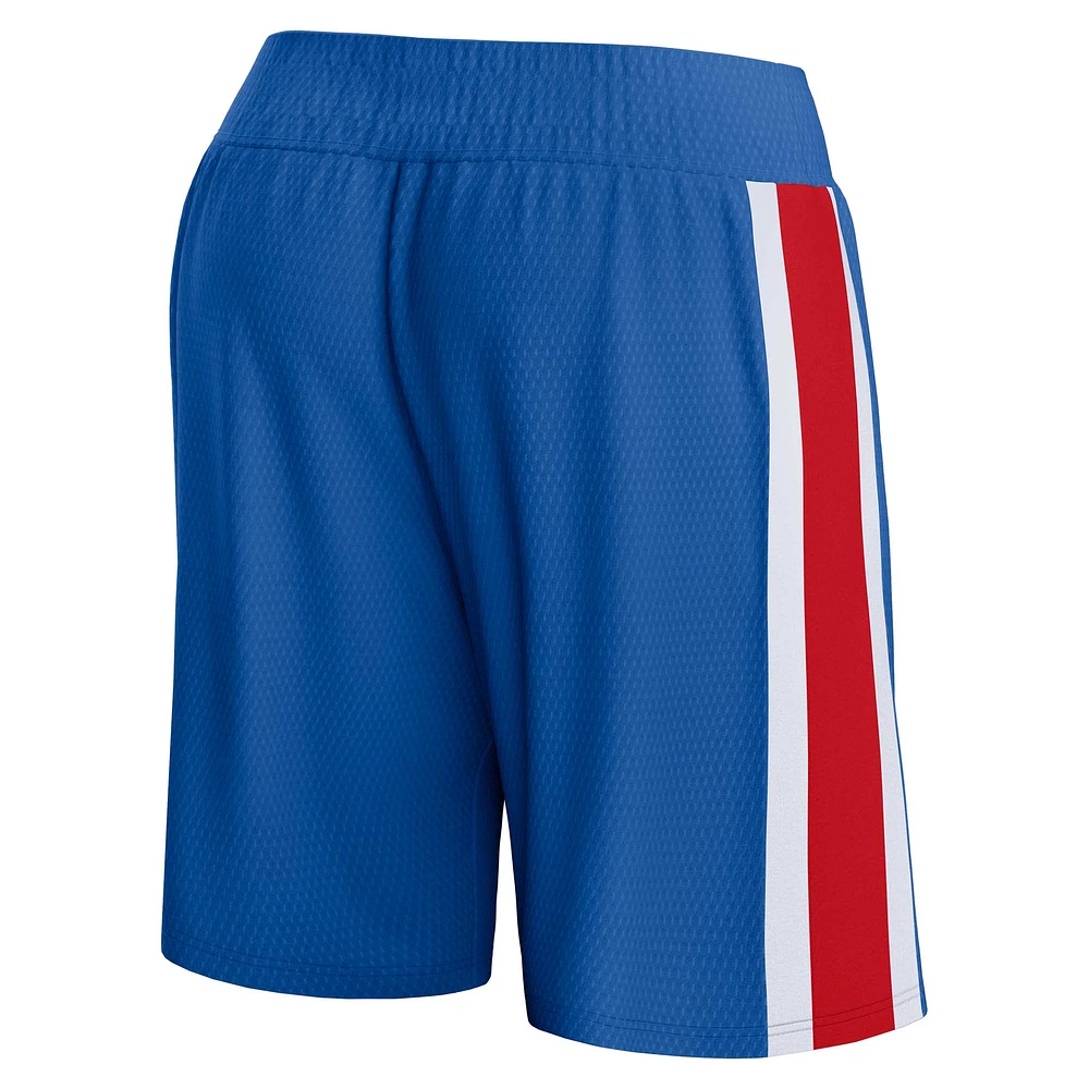 Men's Fanatics Royal Philadelphia 76ers Referee Iconic Mesh Shorts