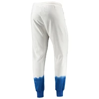 Men's FISSL Oatmeal Philadelphia 76ers Double Dribble Tie-Dye Fleece Jogger Pants