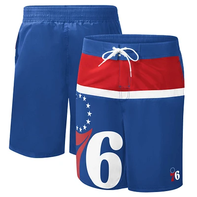 Maillot de bain G-III Sports by Carl Banks Royal Philadelphia 76ers Sea Wind pour homme