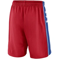 Men's Jordan Brand Red Philadelphia 76ers Statement Edition Swingman Shorts