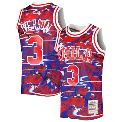 Maillot Swingman du Nouvel An lunaire Mitchell & Ness Allen Iverson pour hommes, rouge Philadelphia 76ers 1996/97 Hardwood Classics