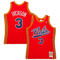 Maillot Swingman Mitchell & Ness Allen Iverson rouge Philadelphia 76ers 2004/05 Hardwood Classics pour hommes
