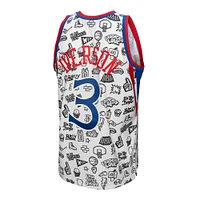 Men's Mitchell & Ness Allen Iverson White Philadelphia 76ers 1996/97 Swingman Jersey