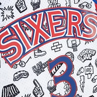 Men's Mitchell & Ness Allen Iverson White Philadelphia 76ers 1996/97 Swingman Jersey