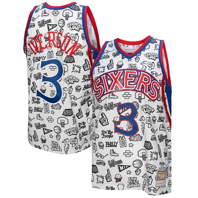 Maillot Swingman Mitchell & Ness Allen Iverson Philadelphia 76ers 1996/97 pour homme