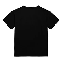 Men's Mitchell & Ness Black Philadelphia 76ers Hardwood Classics Neon Nights Premium T-Shirt