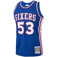 Men's Mitchell & Ness Darryl Dawkins Royal Philadelphia 76ers 1976/77 Hardwood Classics Swingman Jersey