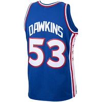 Men's Mitchell & Ness Darryl Dawkins Royal Philadelphia 76ers 1976/77 Hardwood Classics Swingman Jersey