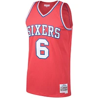 Men's Mitchell & Ness Julius Erving Red Philadelphia 76ers 1982/83 Hardwood Classics Swingman Jersey