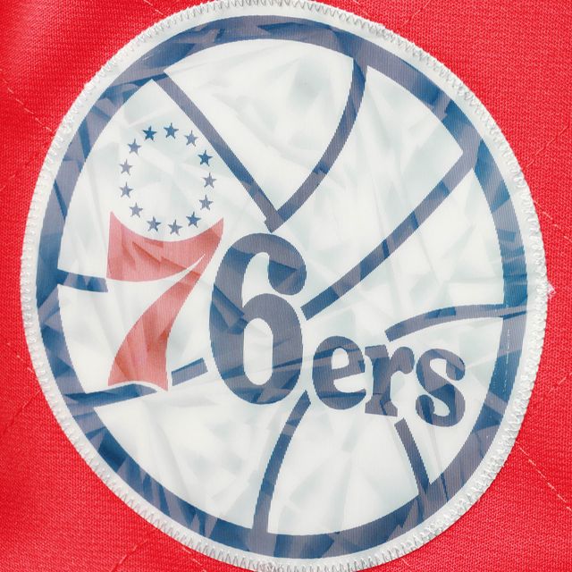 Mitchell & Ness pour homme rouge Philadelphia 76ers Hardwood Classics 75e anniversaire Swingman Short