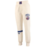Men's NBA x Two Hype  Cream Philadelphia 76ers Culture & Hoops Collection Premium Jogger Pants